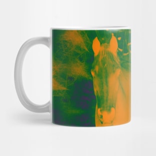 Glowing Pegasus in sacred kaleidoscope Mug